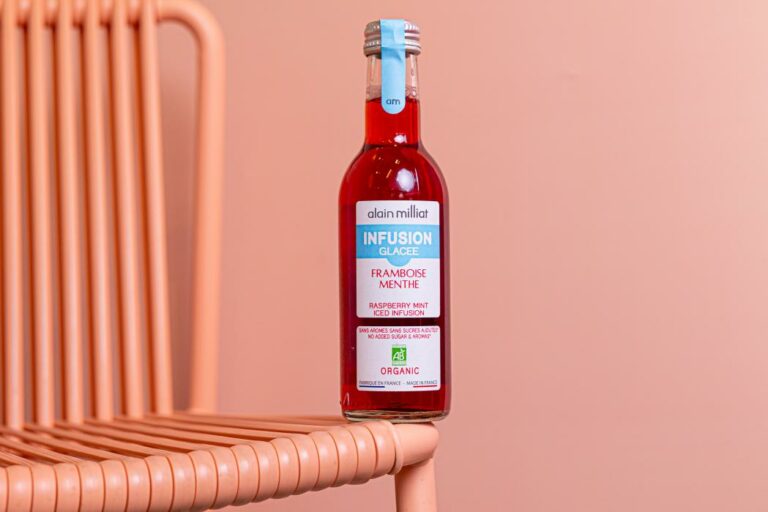 INFUSION GLACÉE FRAMBOISE MENTHE ALAIN MILLIAT
